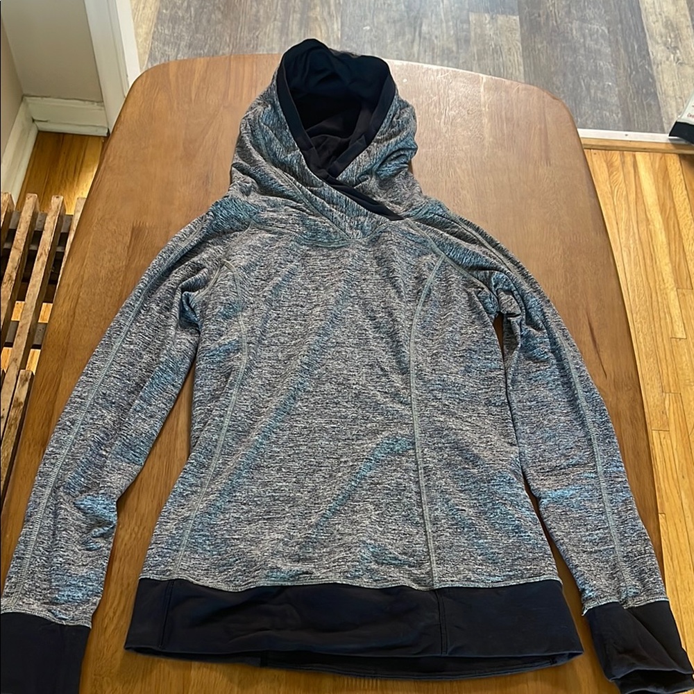 Lululemon Athletica Gray and Black Hoodie